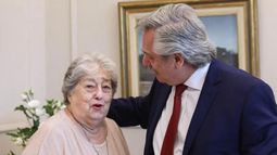 Alberto Fernández despidió a Hebe de Bonafini en sus redes sociales.