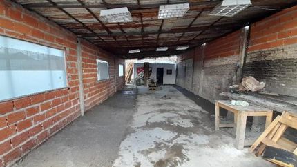 El club avanza en la construcción de un salón.