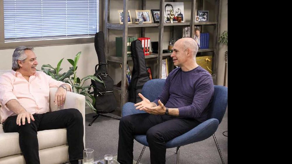 Fernández se reunió con Rodríguez Larreta y Santilli