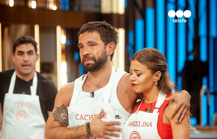 Cachete Sierra y Evangelina Anderson, eliminados de MasterChef Celebrity.&nbsp;