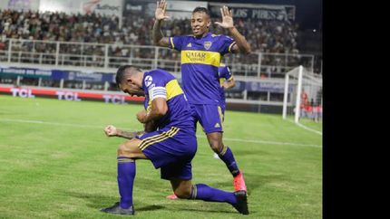 boca goleo, se ilusiona y no le da respiro a river