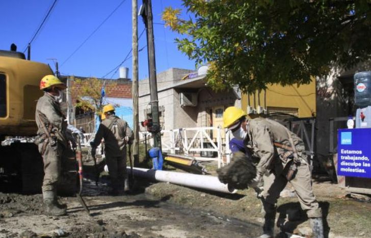 Los trabajos en distintos barrios.