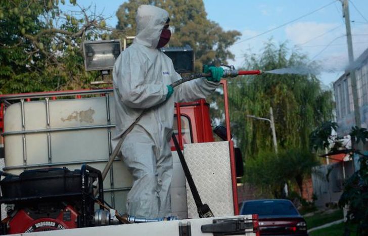 Siguen las acciones de desinfección.