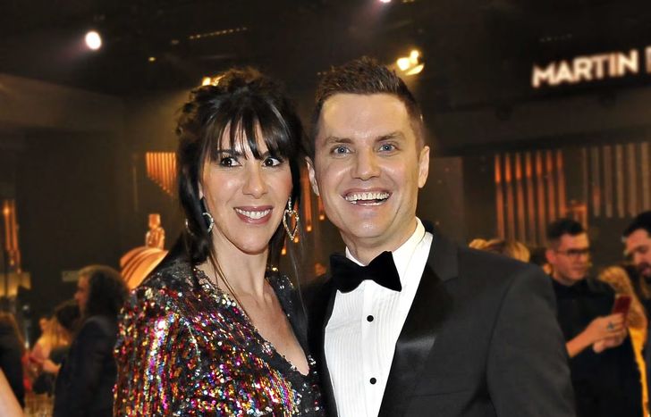 Santiago del Moro y María José Sanchez, su esposa.&nbsp;