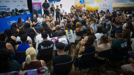 Un encuentro con jóvenes de las 15 sedes del Programa Envión en Lomas.