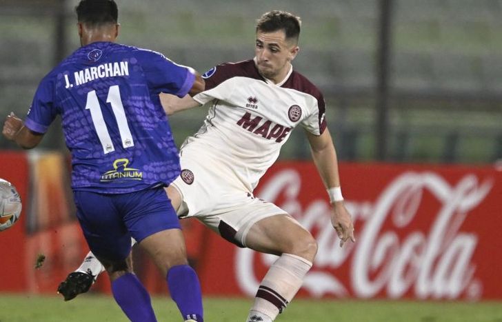 Peña Biafore fue uno de los mejores de Lanús ante Metropolitanos.