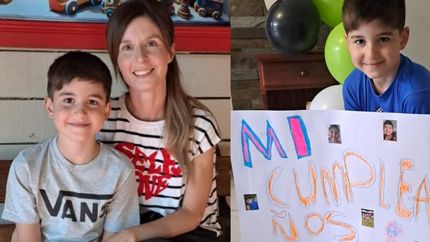 El emotivo recuerdo de Natalia en el día del cumpleaños de Joaquín.