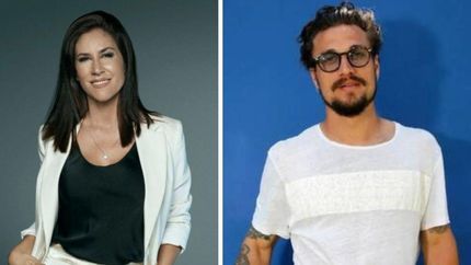 Daniela Ballester y Daniel Osvaldo, juntos.