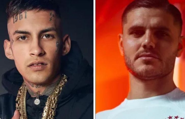 L-Gante y Mauro Icardi.