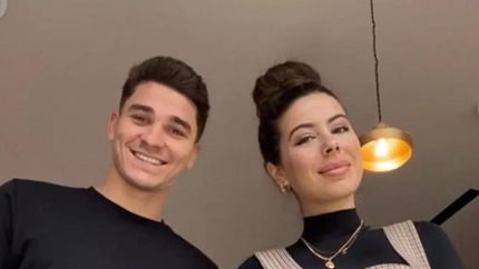 Julián Álvarez y Sara Duque.