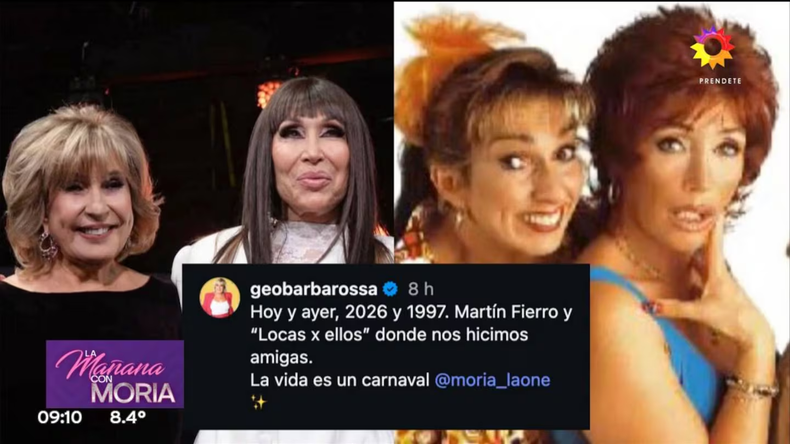 Moria Casan y Georgina Barbarossa. 