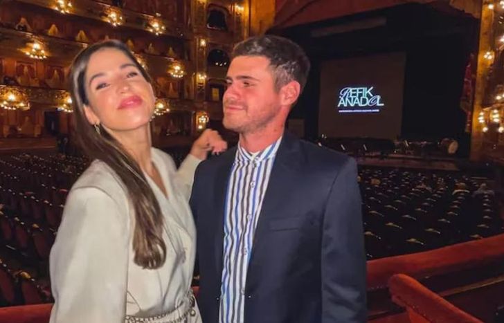 Cande y Gastón, separados.