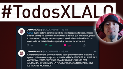 #todosxlalo: la campana que unio a hinchas de lanus y banfield #todosxlalo: la campana que unio a hinchas de lanus y banfield