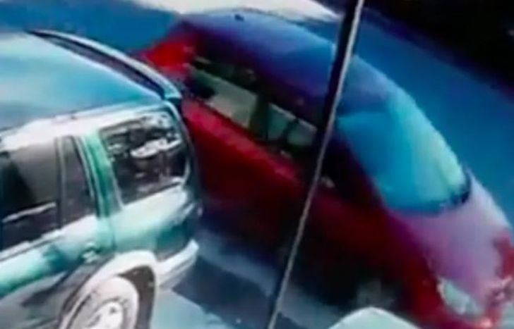 El auto con el que Gustavo habría secuestrado a la chica.