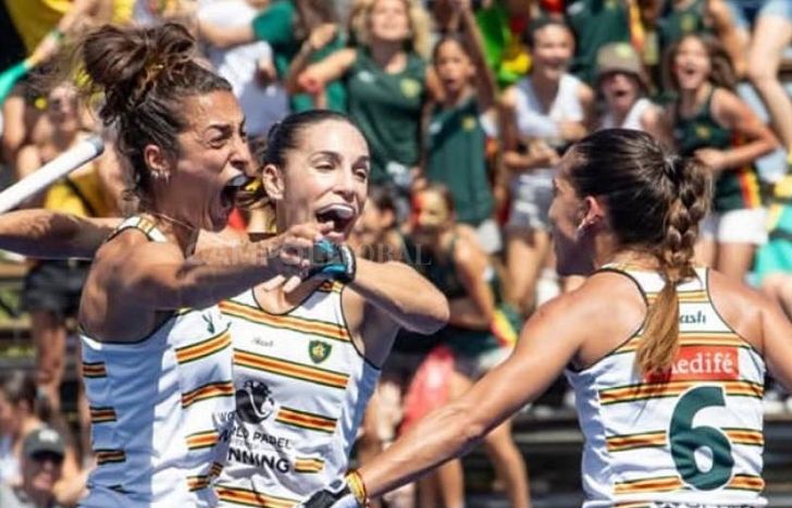 Forcherio festeja el gol del título.