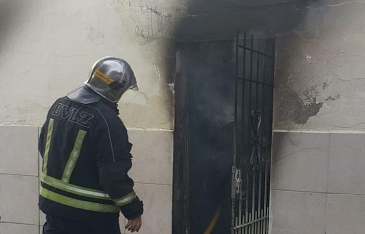 En el lugar trabajaron dos dotaciones de los Bomberos de Lomas.