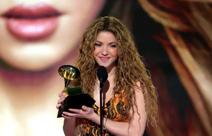Shakira, en los Grammy.