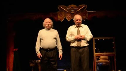 Eduardo Nicolau y Eduardo Uranga, en escena. Eduardo Nicolau y Eduardo Uranga, en escena.