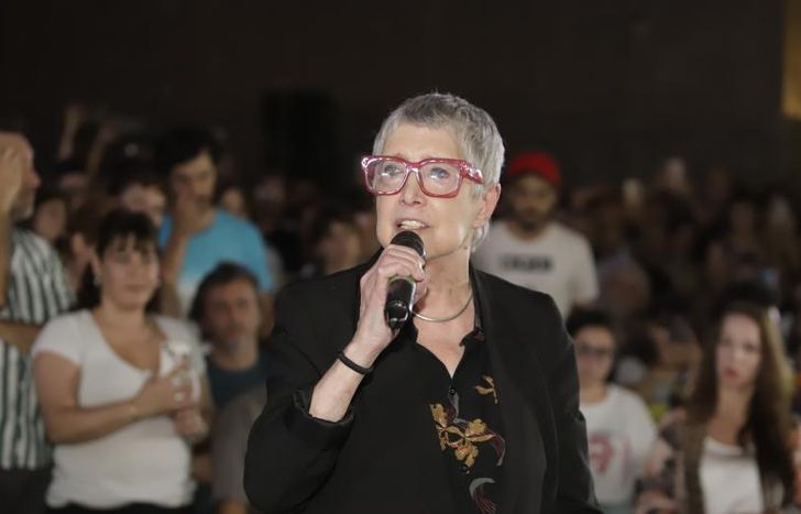 Teresa Parodi, en el encuentro realizado en La Plata.