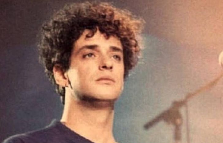 Un joven Gustavo Cerati.