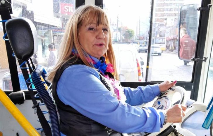 Su pasión por el colectivo la llevó a estar en la 542 por 26 años.