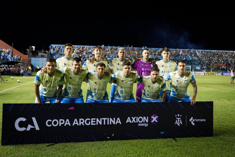 Temperley en su presentación en Sarandí.