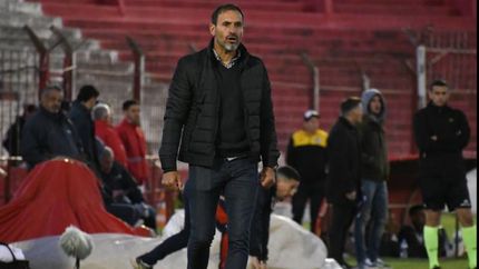 Franchini vivió intenso el partido y celebró con todo el triunfo.