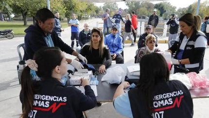 Hace un par de semanas estuvieron en el Parque de Lomas.