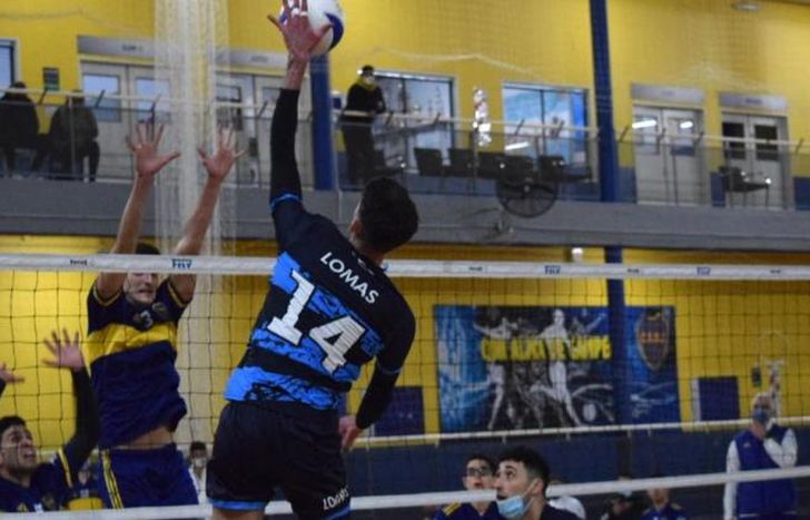 Lomas se hizo fuerte en La Boca y llega bien a la vuelta.