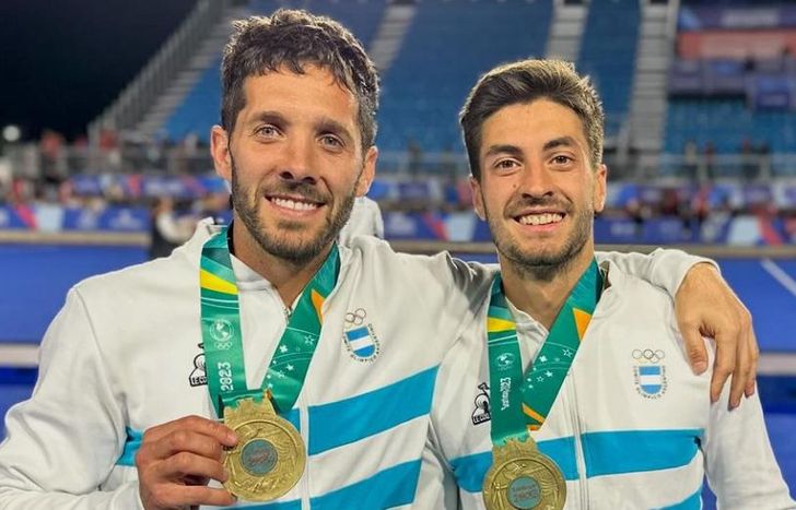 Mazzilli y Marcucci, con la dorada.