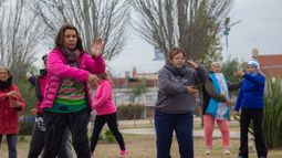 Todas las semanas hay clases gratuitas para los vecinos de Lomas.
