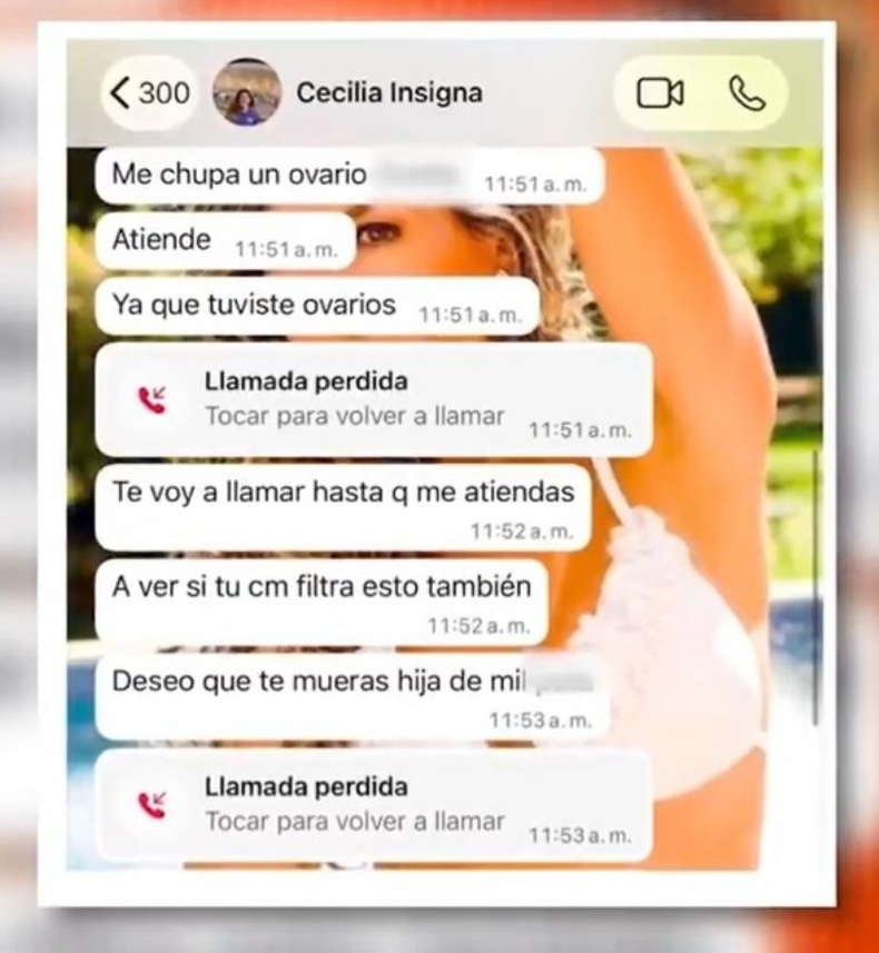 Cecilia Insinga y Luciana Elbusto, enfrentadas. 