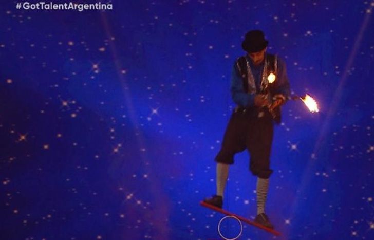 Cayó desde la altura.