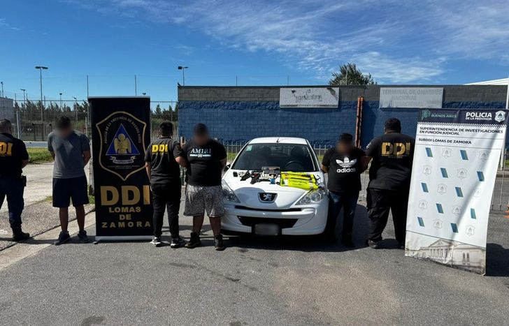 La DDI de Lomas de Zamora detuvo a tres sospechosos.