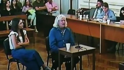 Diego Barreda, durante su declaración en el juicio.