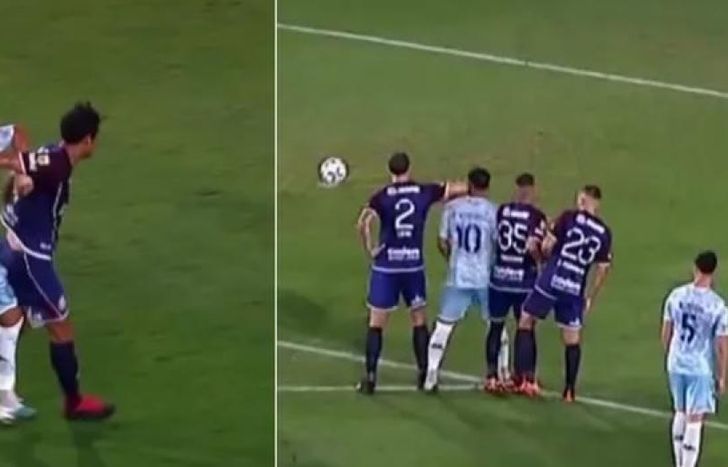 Canale y Lema vieron la roja ante La Academia.