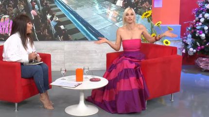 Ingrid Grudke con Moria Casán.