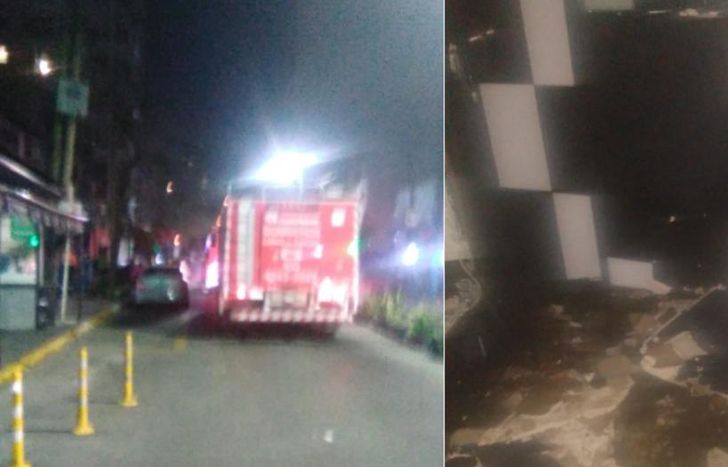 El fuego provocó daños en el lugar, pero afortunadamente no hubo heridos.