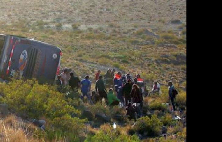 Cayó por una ladera.