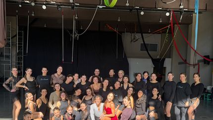 La profesora de Lomas de zamora Micaela Grimoldi coordina dos grupos de ballroom.