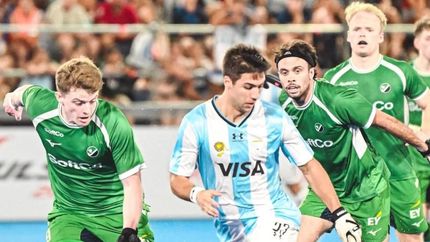 En acción frente a Irlanda.