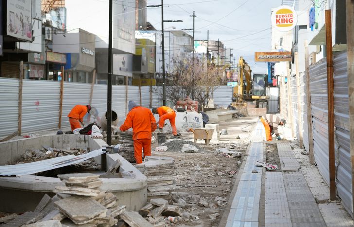 La peatonal Laprida es el paseo emblemático de Lomas de Zamora.