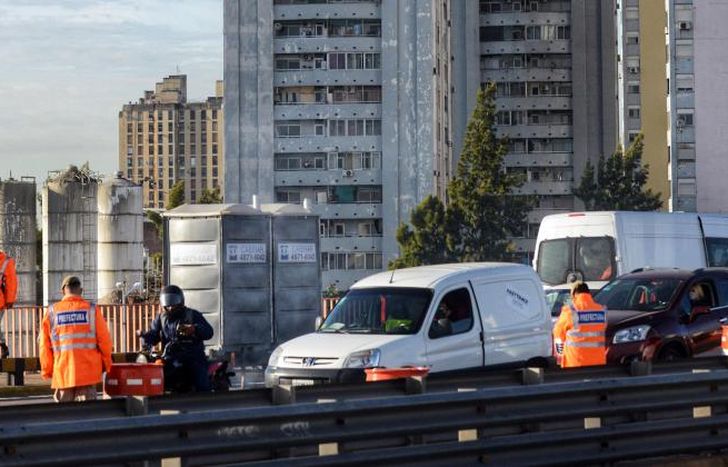 Uno de los controles entre Provincia y Capital.