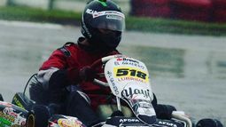 Lejos del karting, Lautaro Vivero recolecta alimentos para los más necesitados