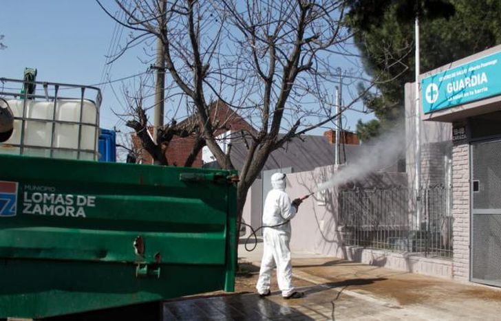 Siguen los trabajos de desinfección y prevención.