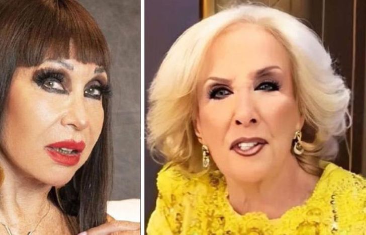 Moria Casán contra Mirtha Legrand.