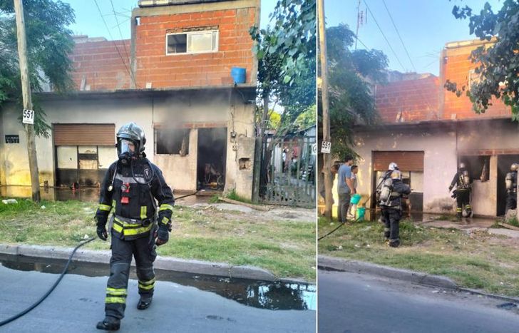 Trabajó una dotación compuesta por seis bomberos.