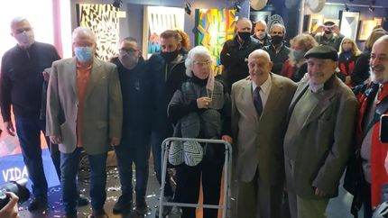 Fioravanti junto a colegas y amigos. Una emotiva jornada.