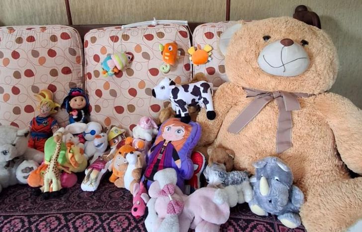 Los peluches deben ser nuevos o estar en muy buen estado.