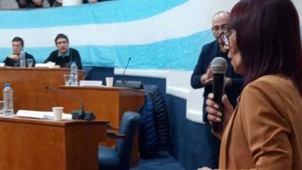 Agradeció el reconocimiento en el recinto del HCD.